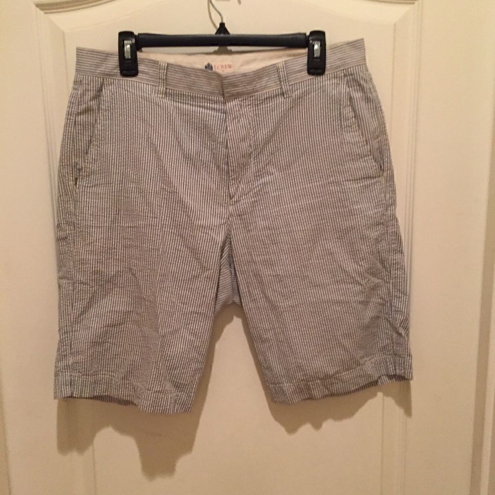 J. Crew Factory Thin Striped  Shorts Size 32
